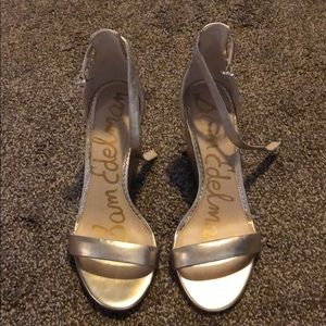 Sam Edelman, Gold Wedges, Size 8.5